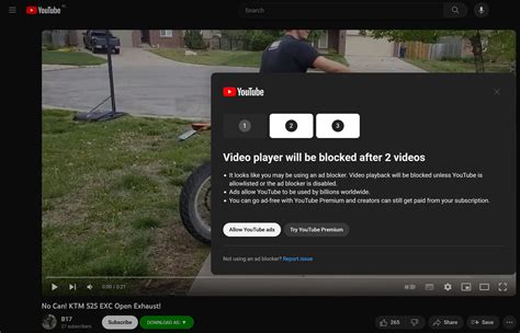 Youtube Ad Blockers Are Not Allowed On Youtube Bad News Neogaf