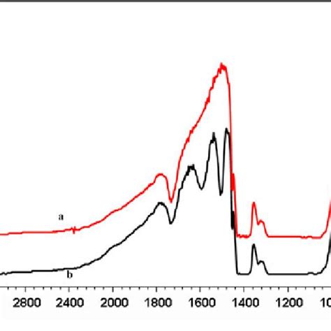 FTIR Spectrum Of P MAn PVDF Composite Membrane A PVDF And B