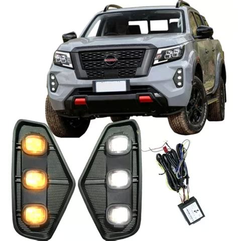 Biseles Led Drl Direccional Nissan Frontier Pro4x 2021 2022 Meses Sin