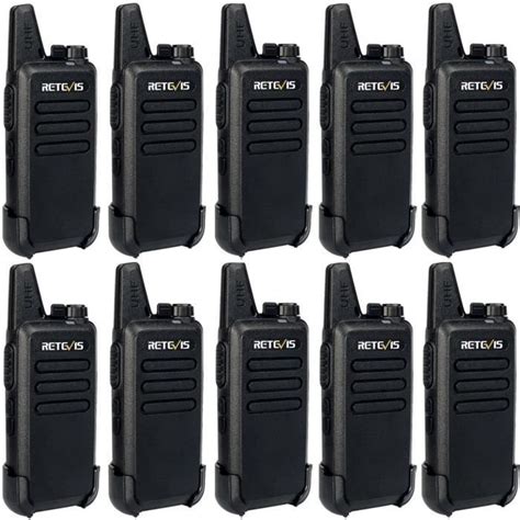 Retevis Rt Talkie Walkie Mini Talkie Walkie Ultra Mince Ultra L Ger