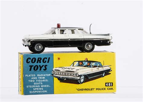 Lot 191 - A Corgi Toys 481 Chevrolet Impala Police Car,