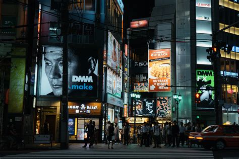 Tokyo street night shot on Behance