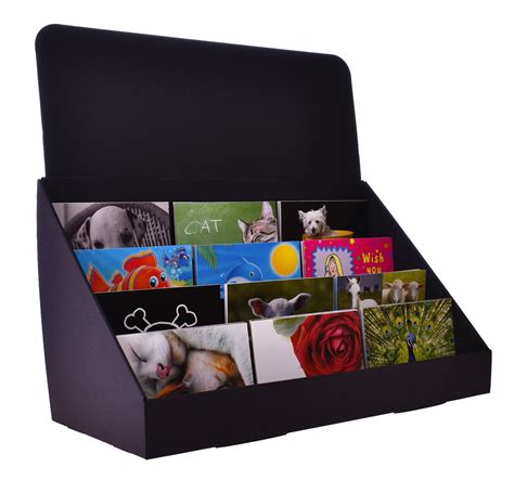 Stand-Store 18-Inch 4 Tier Cardboard Greeting Card Display Stand - White: Amazon.co.uk: Office ...