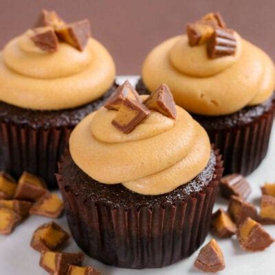 Chocolate Peanut Butter Cupcakes Glorious Treats