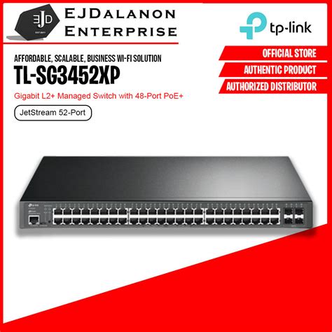 Tp Link Tl Sg Xp Jetstream Port Gigabit And Port Ge Sfp L