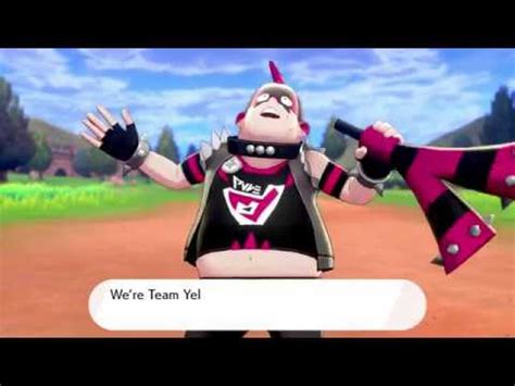 Pokemon Sword Walkthrough Route 5 Hop Rival Battle 3 Team Yell