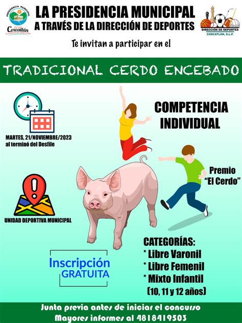 Invitan A Participar En El Tradicional Cerdo Encebado Noticias De San