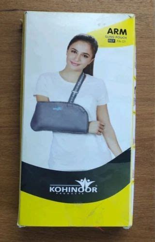 Gray Kohinoor Arm Sling Pouch Model Name Number Ref Fa 01 Size