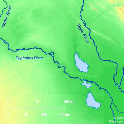 Bible Map: Tigris-Euphrates Region