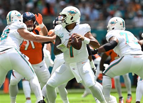 How It Happened Broncos Fall To 0 3 After Losing 70 20 To Dolphins In Nfl Week 3