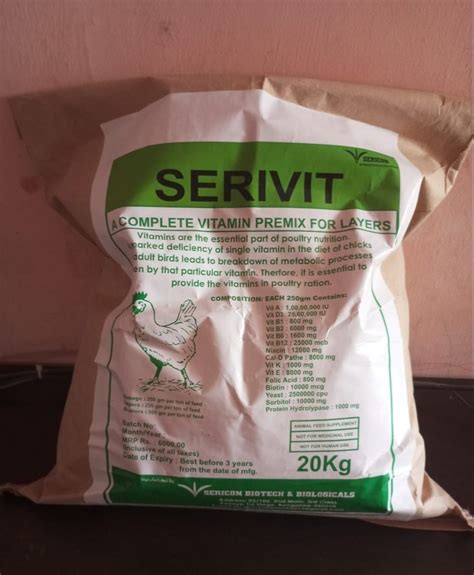 Serivit Acomplete Vitamin Premix At Best Price In Bengaluru By Sericon