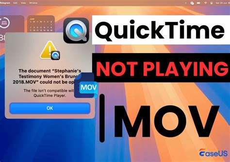 QuickTime Not Playing MOV Problem Solved