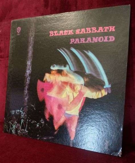 Black Sabbath Paranoid Vinyl Lp Album Music Record In Case Texas