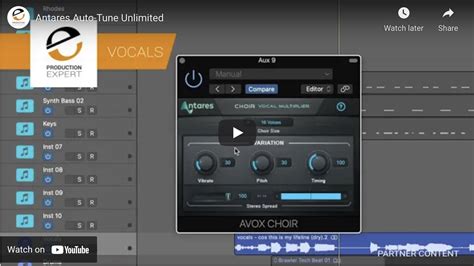 Get Natural Sounding Vocals With Antares Auto Tune Unlimited