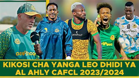 LIVE KIKOSI CHA YANGA LEO USIPIME GAMOND AFANYA MABADILIKO MAKUBWA