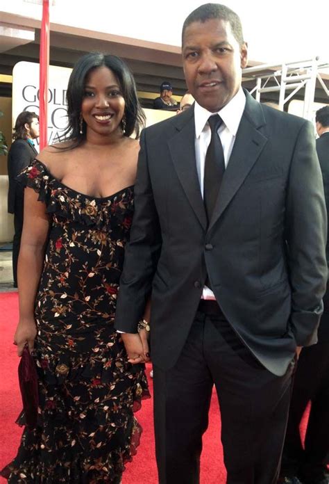 Denzel Washington & his daughter. His daughter looks exactly like her ...