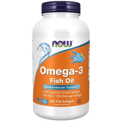 Mua NOW Supplements Omega 3 180 EPA 120 DHA Molecularly Distilled