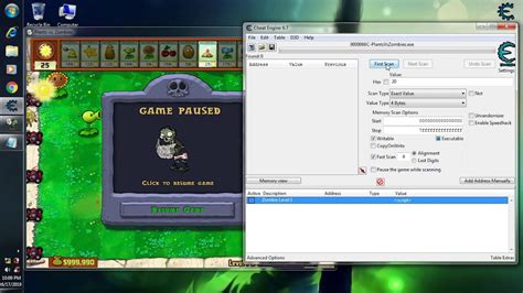 Zombie 0 HP Cheat Engine Plants Vs Zombies Hacks Indonesia