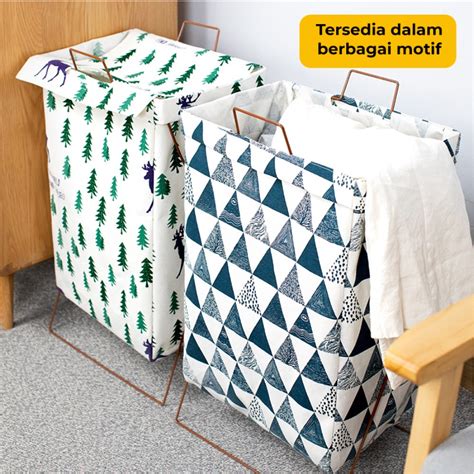 Jual Laundry Bag Keranjang Pakaian Kotor Keranjang Baju Lipat Tempat