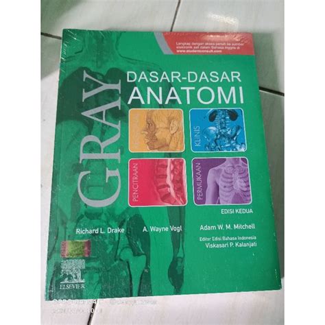 Jual Buku ORI Buku Dasar Dasar Anatomi Gray Edisi Kedua Elsevier