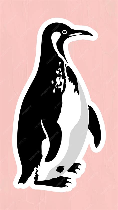 Free Vector Vectorized Penguin Sticker Overlay Design Element