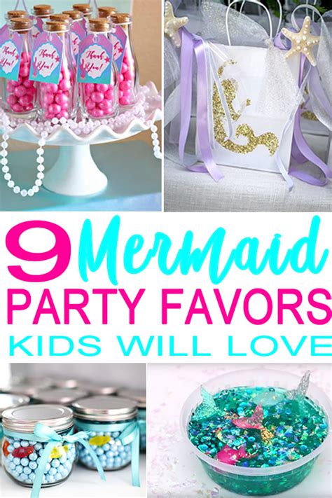 Mermaid Party Favor Ideas