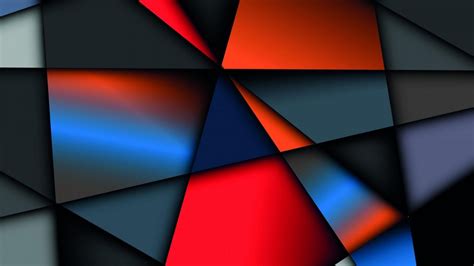 3D Digital Pattern Geometric Triangle Art HD Geometric Wallpapers | HD ...