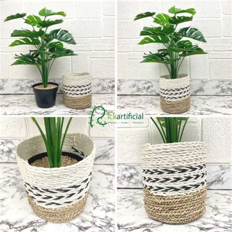 Promo Promo Pohon Daun Monstera Tapak Gajah X18 Artificial Cover