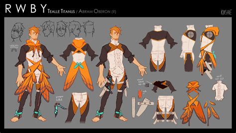 Artstation Rwby Fan Designs Team Teal