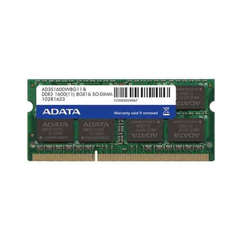 Adata Ddr3 4 Gb 1600 Mhz Laptop Ram Price In Bangladesh