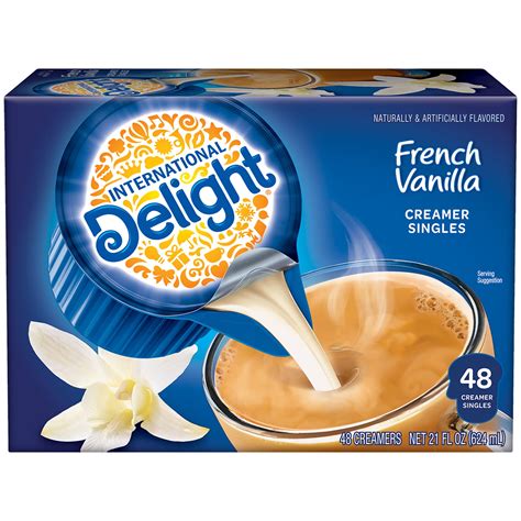 International Delight French Vanilla Coffee Creamer Singles Count