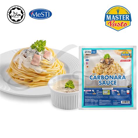 HALAL Master Pasto Carbonara Sauce Value Pack 140g Instant