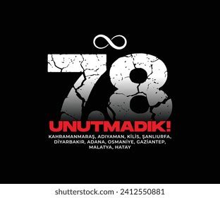 Depremi 6 2023 Translation Turkey Earthquake Stock Vector Royalty Free