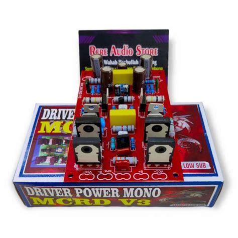 Jual Kit Driver Mcrd V3 Power Amplifier Mono Low Sub Original Di