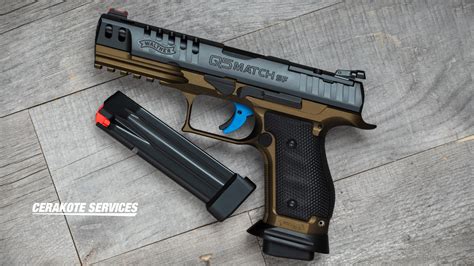 Walther Q Match Sf Pro Spartan Bronze Pistol Cerakote Services