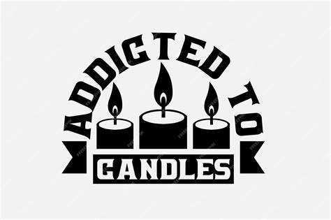 Premium Vector Candle Svg Design