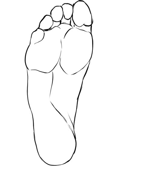 Sole Of Foot Drawing