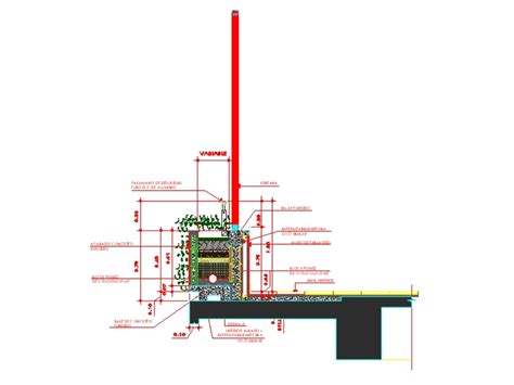 Detalle De Jardinera En Autocad Descargar Cad Kb Bibliocad