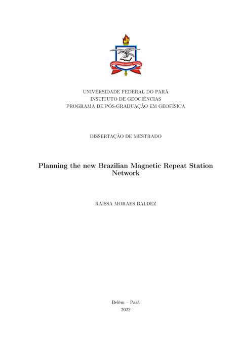 Pdf Universidade Federal Do ParÁ Instituto De GeociÊncias Programa De