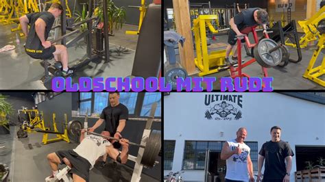 Arnold Schwarzenegger Brust Rücken Training im Ultimate Gym Graz YouTube