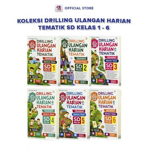 Jual Buku Sekolah Sd Drilling Ulangan Harian Tematik Terlengkap