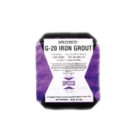 G 20 Iron Grout Elston Materials LLC