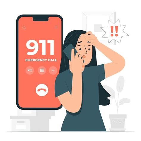 Free Vector Emergency Call Concept Illustration Imagenes De