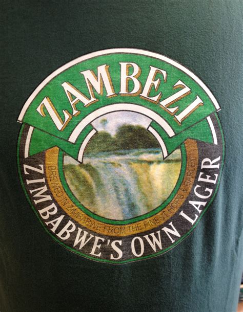 Vintage Zambezi Lager T Shirt Size Medium