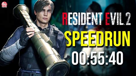 RESIDENT EVIL 2 REMAKE SPEEDRUN NA BAZUCA 00 55 40 YouTube