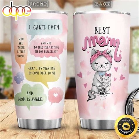 I Love You Mom Sunflower Woman Messy Bun Happy Mothers Day Tumbler