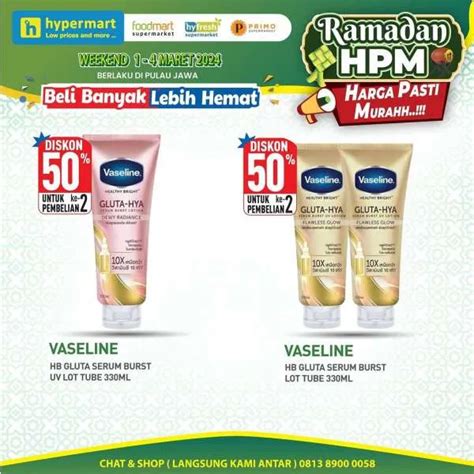 Promo Hypermart Beli Banyak Lebih Hemat Maret Produk Vaseline