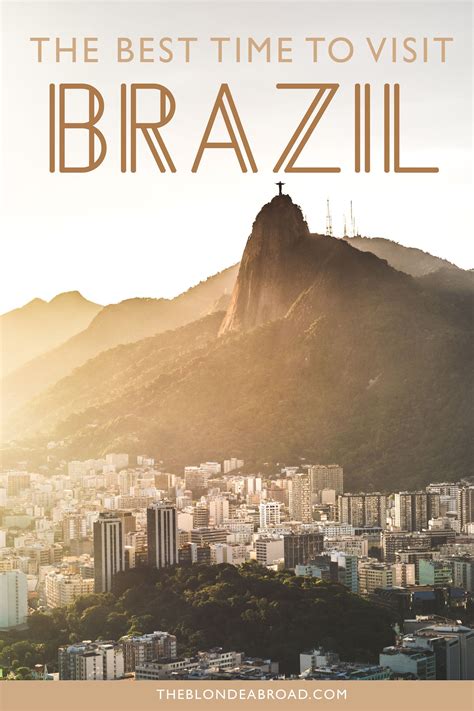 The Best Time To Travel To Brazil • The Blonde Abroad Brazil Travel