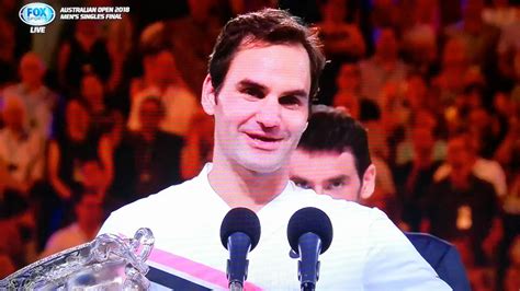 Australian Open 2018 Final Trophy And Prize Presentation Ceremony