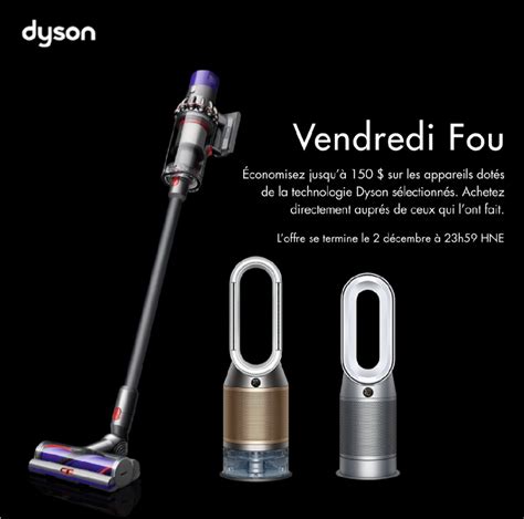 Dyson soldes du Vendredi Fou 2024 Québec Black Friday